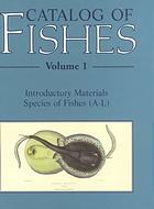 Cover of Catalog of Fishes