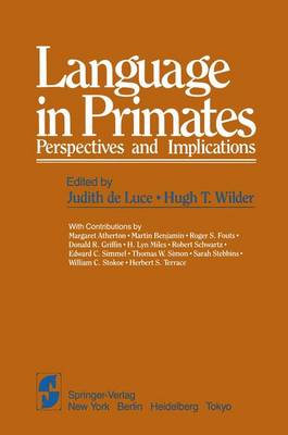Book cover for Language in Primates