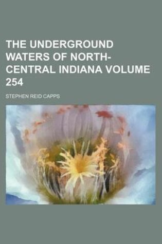 Cover of The Underground Waters of North-Central Indiana Volume 254