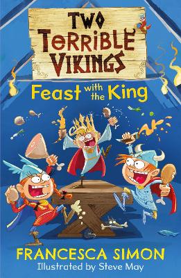 Book cover for Two Terrible Vikings Feast with the King