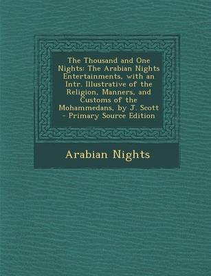 Book cover for The Thousand and One Nights