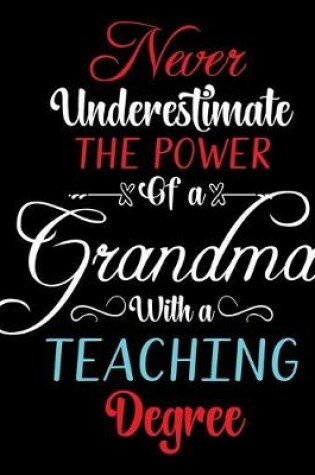 Cover of Never Underestimate the power of a Grandma with a Teaching Degree