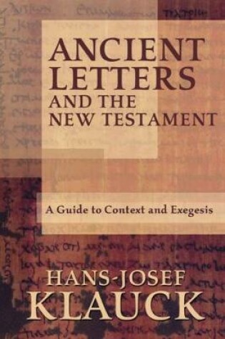 Cover of Ancient Letters and the New Testament