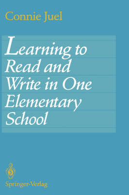 Book cover for Learning to Read and Write in One Elementary School