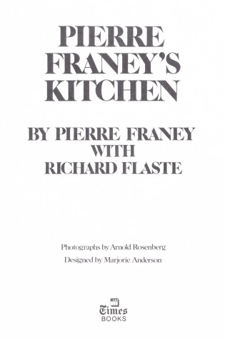 Cover of Pierre Franeys Kitchen #