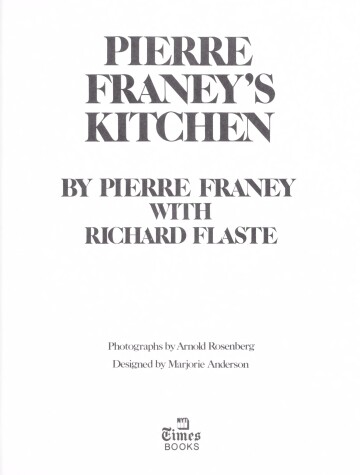 Book cover for Pierre Franeys Kitchen #