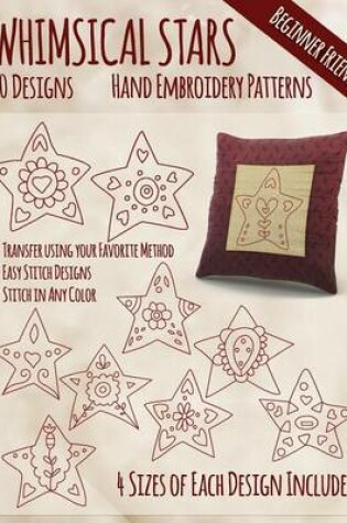 Cover of Whimsical Stars Hand Embroidery Patterns