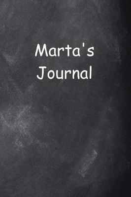 Cover of Marta Personalized Name Journal Custom Name Gift Idea Marta