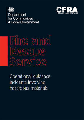 Book cover for Fire and Rescue Service operational guidance incidents involving hazardous materials