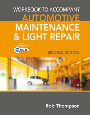 Book cover for Student Workbook for Automotive Maintenance & Light Repair