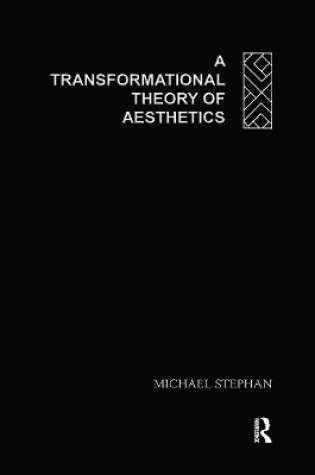 Cover of Transformatnl Theory Aesthetcs