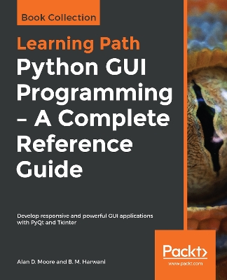 Book cover for Python GUI Programming - A Complete Reference Guide