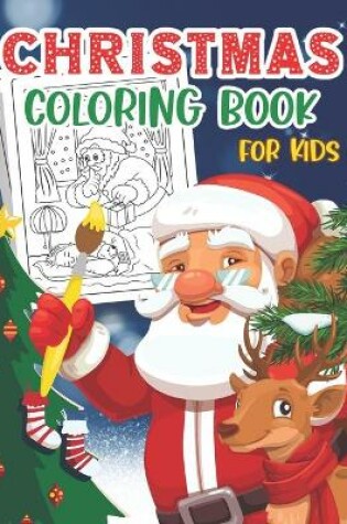 Cover of Christmas Coloring Book for Kids Ages 8-12