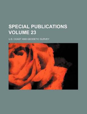 Book cover for Special Publications Volume 23