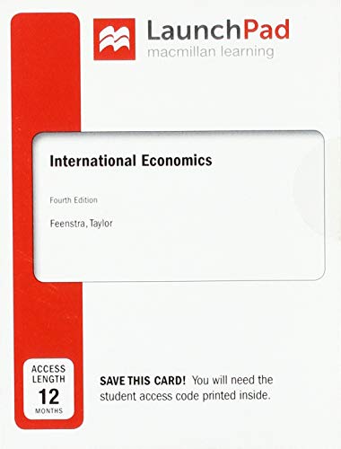 Book cover for Loose-Leaf Version for International Trade 4e & Launchpad for International Economics 4e (Twelve-Months Access)