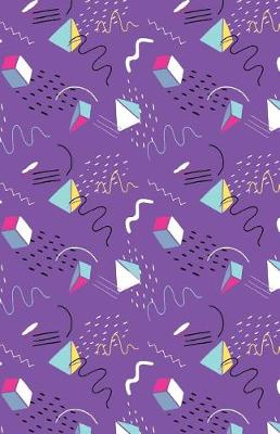 Cover of Journal Notebook Squiggles and Shapes Purple