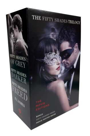 Cover of Fifty Shades Trilogy: The Movie Tie-In Editions with Bonus Poster