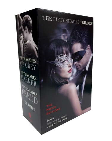 Book cover for Fifty Shades Trilogy: The Movie Tie-In Editions with Bonus Poster