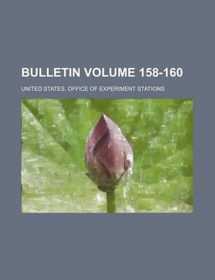 Book cover for Bulletin Volume 158-160