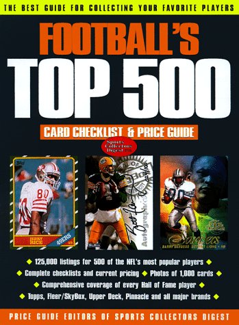 Cover of Football's Top 500 Card Checklist and Price Guide