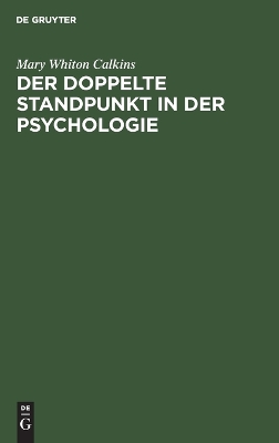 Book cover for Der Doppelte Standpunkt in Der Psychologie