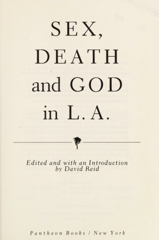 Cover of Sex, Death and God