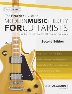 Book cover for The Practical Guide to Modern Music Theory for Guitarists