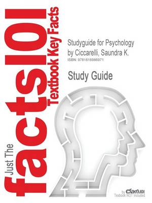 Book cover for Studyguide for Psychology by Ciccarelli, Saundra K., ISBN 9780136004288