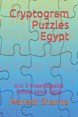 Book cover for Cryptogram Puzzles Egypt