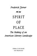 Book cover for Spirit of Place (Sierra Club)