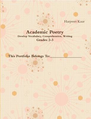 Book cover for Academic Poetry 1