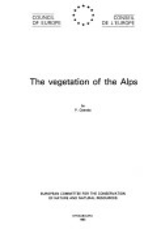 Cover of Vegetation of the Alps