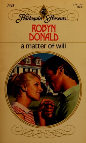 Book cover for A Matter of Will