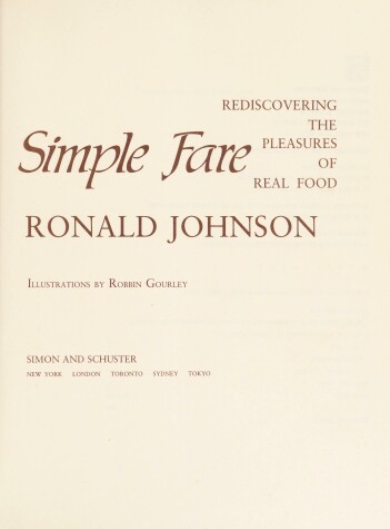 Book cover for Simple Fare