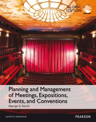 Book cover for Planning and Management of Meetings, Expositions, Events and Conventions, Global Edition