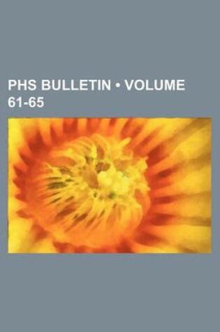 Cover of Public Health Bulletin Volume 61-65