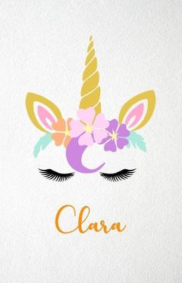 Book cover for Clara A5 Lined Notebook 110 Pages