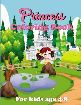 Book cover for Princess Coloring Book