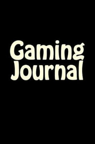 Cover of Gaming Journal