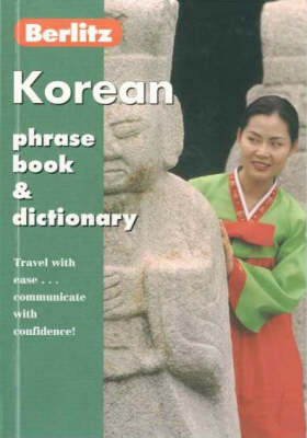 Book cover for Berlitz Korean Phrase Book