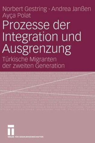 Cover of Prozesse Der Integration Und Ausgrenzung