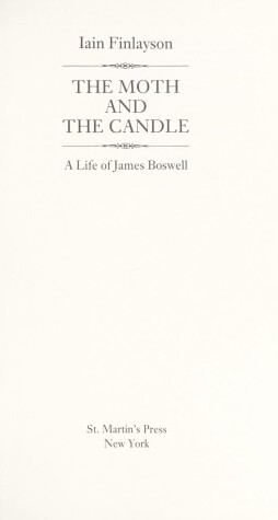 Book cover for The Moth and the Candle