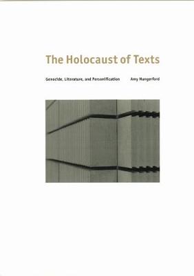 Book cover for The Holocaust of Texts