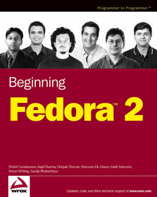 Book cover for Beginning Fedora "X"
