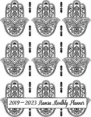 Book cover for 2019-2023 Hamsa Monthly Planner