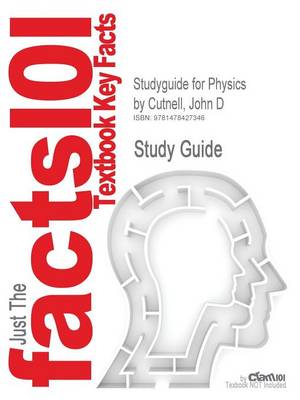 Book cover for Studyguide for Physics by Cutnell, John D, ISBN 9780470879528