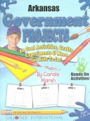 Book cover for Arkansas Government Projects - 30 Cool Activities, Crafts, Experiments & More Fo