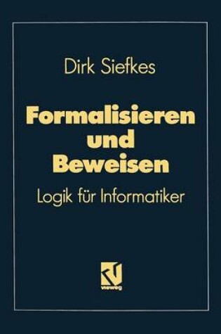 Cover of Formalisieren und Beweisen