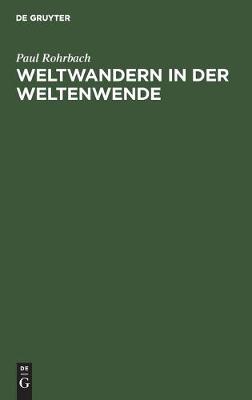 Book cover for Weltwandern in Der Weltenwende