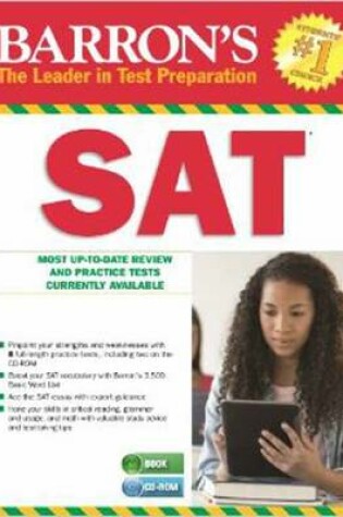 Cover of Barrons SAT with CD study guide, 27th Edition